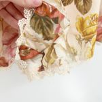 Luxxel  Womens Cottagecore Floral‎ Lace Trim Boho Festival Resortwear Romper M Photo 7