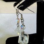 Vintage Artisan Crystal Glass Bead Necklace and Earrings Set Photo 6