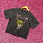 Iggy Pop cheetah crop top size small Photo 2