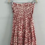 Anthropologie NWT By Together Zebra Print Strapless Mini Dress Photo 1
