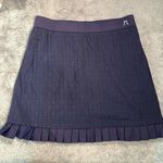 J. McLaughlin  navy Mini wave bubble skort Pleated Hem Photo 0