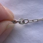 Sterling Silver Women's Choker Necklace With Pretty Beads Photo 7