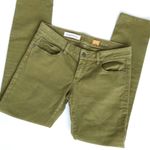 Pilcro and the Letterpress Anthropologie Pilcro Stet Olive Green Denim Jeans Size 28 Photo 2