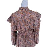 Ulla Johnson - NWT Luna Long Sleeve Silk Dress in Goldenrod - Wine Sz 4 Photo 6