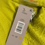 Ali Miles Citron Textured Open Front Jacket Cardigan 3X NWT Green Photo 3