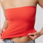 Urban Outfitters  Out From Under‎ Ribbed Tube Top Orange M/L Photo 2