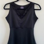 Spanx Black Lace Trim V-Neck Shapewear Tank Top Size Medium Photo 2