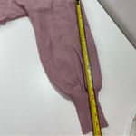 Magaschoni  Cinder Rose Mauve Crew Neck Sweater Women L Bishop Sleeve Viscose NWT Photo 5