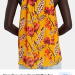 A.L.C. Kinsa Sleeveless Floral Chiffon Top Photo 3