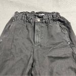 ZARA ⭐️ Black Straight Leg Highwaisted High Rise Jeans Size 2 EUC Photo 2