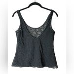 Black Sheer Mesh Lace Tank Top WhimsiGoth Dark Fairy Grunge Small Photo 3