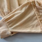 Free People Movement Free People FP Movement Orange Creamsicle Cropped Long Sleeve Tee - SIZE M Photo 3