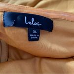 Lulus  Mesmerizing Perfection Yellow Halter Neck Backless Maxi Dress Womens Sz XL Photo 6