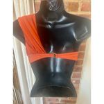 Pretty Little Thing Orange Bathing Suit Top Size 10 Photo 3