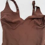SKIMS  Brown Cocoa Core Sculpt Thong Bodysuit Size Medium NEW Photo 1