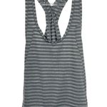 Zyia  Active Nimbus Gray Split Back Tank Top Medium Photo 8