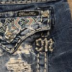 Miss Me  Embroidered Denim Jean Shorts 28 Photo 9