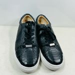 J/SLIDES WOMEN SNEAKER 8 BLACK LEATHER Photo 2