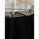 Diane Von Furstenberg  high rise straight leg wool snakeskin two tone pants 2 Photo 8