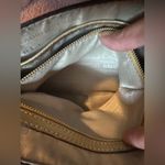 Lauren Ralph Lauren Metallic Gold Leather Crossbody shoulder Bag Photo 8