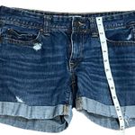 Aeropostale Women’s Distressed Y2K Jean Shorts, Cotton, Size 3-4, Excellent Photo 1