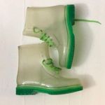Rock And Candy  Rain Boots Clear:Green Size 6/36 Photo 0