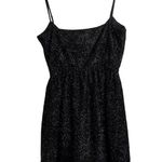 Quail Black Metallic Mini Dress Size M Photo 3