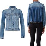 Scotch & Soda  Denim Pleated Trucker Jacket Photo 1