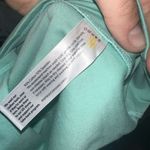 Eileen Fisher  green sleeveless sustainable mini dress Photo 3