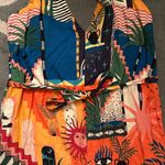 Farm Rio x Anthropologie Halter Jumpsuit, Size Large Photo 7