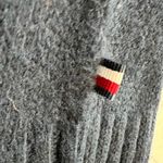 Tommy Hilfiger  Fair Isle Crew Neck Sweater Red Navy Blue Gold Pullover Size M Photo 6