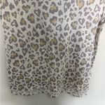 Lucky Brand Heart Leopard Animal Print Short Sleeve Scoop Neck Tee T Shirt Small Photo 3