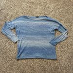 Vince . blue striped boatneck long sleeve top size S Photo 4