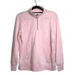 Old Navy Bubble Gum Pink Quarter Zip Collared Pullover Sweatshirt Photo 0