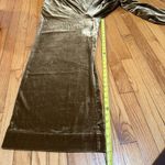 Faherty  Stretch Silk Velvet Genevieve Pant in Breen Golden Green Size XL Photo 7