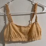 Aerie Womens Bralette Bandeau Bra Adjustable Strap Eyelet Floral Small NWT Photo 0