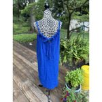 Old Navy sz Small Women’s Tanzanite Blue Sleeveless Shirred Maxi Dress Gauzy Photo 1