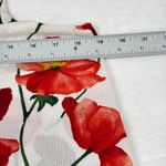 GB Floral Sleeveless Tank Top Sexy Back Flowy V-Neck Size Large High Low Photo 9