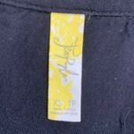 Free People  Black Long Sleeve Mixed Media‎ Shirt XS Photo 4