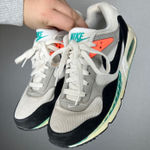 Nike  Air Max 90 Essential Women Shoes White Black Teal Orange Size 9 Photo 0