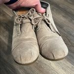 Toms Kala Suede Lace-Up Wedge Booties Boots Size 9.5 Photo 4