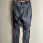 Madewell  distressed black  jeans curvy high rise skinny 24r Photo 9