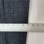 Soft Surroundings  Black Eyelet Waterfall Vest Open Front Layering Top XL‎ Boho Photo 4