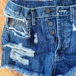 Carmar Cutout Medium Wash Shorts Size 24 Photo 7