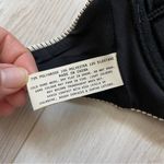 Zulu & Zephyr Balconette Stripe Swim Bikini Top Black/White (US 6) strapless Black Photo 3