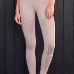 Alo Yoga Leggings Size Small High Waisted Light Pink Dusty Rose Moto Full Length Photo 0