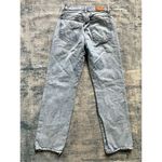 Madewell  Light Wash Distressed Curvy 90's Straight Leg High Rise Jeans 25 Photo 1