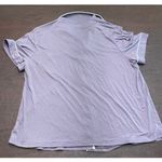 NWT Kindred Bravely Clea Short Sleeve Bamboo Sleep‎ Top Button Up Pocket Size 1X Gray Photo 1