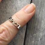 Sterling Silver Love Toe Ring Photo 4