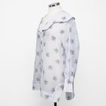 Ganni . Organza Floral Top. Photo 3